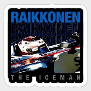 Kimi Raikkonen The Iceman Sticker